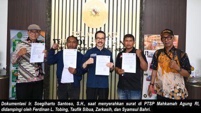 Soegiharto Santoso, Perkuat Laporan Dan Mohon Pengawasan Perkara Nomor 342/B/2025/PT.TUN.JKT, Ke MA, KY, Dan Bawas.