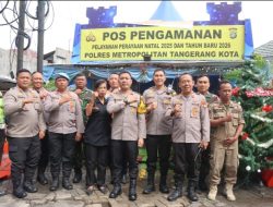 Kapolres Metro Tangerang Kota Cek Kesiapan Pos Pam dan Pos Yan Ops Lilin Jaya 2025