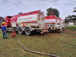 Tembus Medan Sulit Pascabencana, BBM Berhasil Dipasok ke 4 SPBU Bener Meriah Aceh.