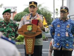 Polres Metro Jakarta Barat Gelar Apel Operasi Lilin Jaya 2025, Siap Amankan Natal dan Tahun Baru