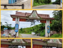 Pintu Gerbang Perbatasan Sanggau–Landak Rusak Parah, Warga Nilai Memalukan di Ambang 2026