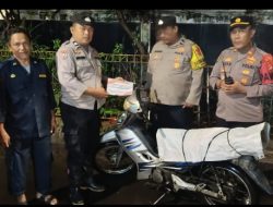 Antisipasi Pencurian Motor, Polsek Polsek Cengkareng Pasang Gembok Kamtibmas