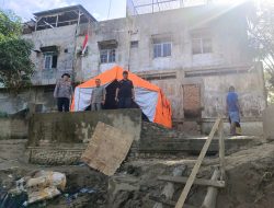 Forkopimda Aceh Tamiang, Serahkan Speed Boat Karet BNPB Dan Sembako, Untuk Warga Lubuk Sidup.