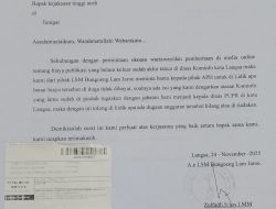Aktivis LSM Bungoeng Lam Jaroe, Surati Kejati Aceh Dan Kejari Langsa.