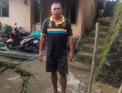 Akibat Bencana Alam, Tanah Bergerak Di Desa Karang Nangka Pagentan, 10 Rumah Tidak Bisa Di Huni Dan Puluhan Rumah Terdampak.