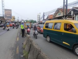 Personel Lantas Polsek Cikupa Laksanakan PECAK Pagi, Wujudkan Kamseltibcar Lantas