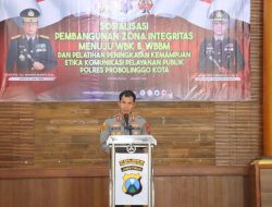 Polres Probolinggo Kota Sosialisasikan Zona Integritas Menuju WBBM