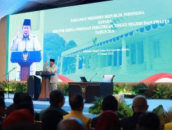 Prabowo Dialog dengan 1.100 Rektor hingga Guru Besar di Istana Negara.