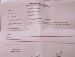 Diduga Tidak Memiliki Izin ( PBG ), Dilaporkan Oleh Warga Kepada Unit Layanan Masyarakat Satpoll PP Kota Tangerang