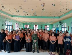 Koramil 1204-13/Belitang Hulu Sosialisasikan Rekrutmen TNI AD Tahun 2026 di SMA N 1 Belitang Hulu ‎
