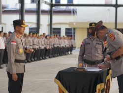 Kapolda Aceh, Pimpin Sertijab 4 PJU Dan 3 Kapolres jajaran.