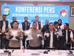 Polres Tangerang Selatan Berhasil Bongkar Jaringan Peredaran Sabu, Ekstasi, dan Sintetis