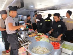Hari ke-6 Latsitardanus 2026, Taruna Akpol Masak di Dapur Lapangan untuk Ratusan Warga Aceh Tamiang