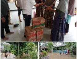 Pemerintah Desa Sentul Kecamatan Balaraja Tinjau Lokasi Banjir dan Berikan Bantuan kepada Warga