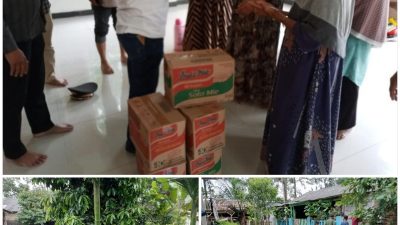 Pemerintah Desa Sentul Kecamatan Balaraja Tinjau Lokasi Banjir dan Berikan Bantuan kepada Warga