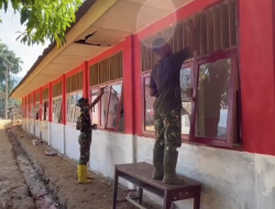 Sekolah dan Tempat Ibadah di Sumut Berangsur Dibersihkan TNI, Sebagian Besar Sudah Rampung.