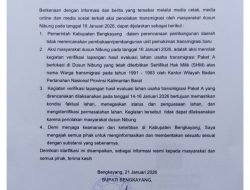 Bupati Bengkayang Klarifikasi Isu Transmigrasi di Dusun Nibung