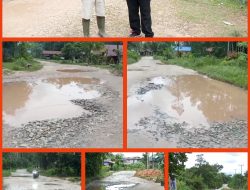 Jalan Raya Monterado–Desa Siaga Rusak Parah, Warga Nilai Pemerintah Terkesan Tutup Mata