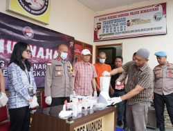 Polres Bengkayang Musnahkan 569,73 Gram Sabu