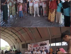 Milad ke-18 Gerindra Jadi Momentum Aksi Peduli Banjir di Jerowaru