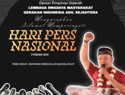 Ketua DPD LSM GIAS Kota Tangerang Sampaikan Ucapan Hari Pers Nasional 2026