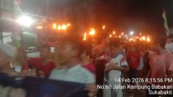 Acara Menyambut Datangnya Bulan Suci Ramadhan, Diadakan Pawai Obor Kampung Babakan Sukabakti RT 04/03