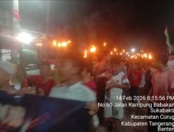 Acara Menyambut Datangnya Bulan Suci Ramadhan, Diadakan Pawai Obor Kampung Babakan Sukabakti RT 04/03