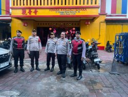 Jelang Imlek 2577, Tim Asistensi Polres Metro Jakarta Barat Tinjau Sejumlah Vihara di Taman Sari