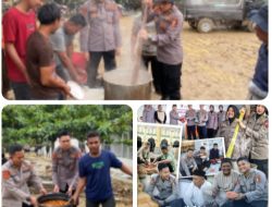 Menguatkan Kebersamaan melalui Tradisi: Dianmas Mahasiswa STIK Angkatan 83 dalam Kegiatan Kuah Beulangong di Kecamatan Langkahan