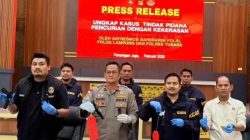 Satresmob Bareskrim Polri Ringkus Komplotan Curas Bersenpi Rp800 Juta di Tulang Bawang Barat