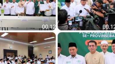 Serahkan 13 Sertipikat di Banten, Menteri ATR/Kepala BPN Ajak Organisasi Keagamaan “Keroyok” Percepatan Sertipikasi Tanah Wakaf