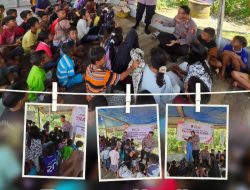 Mahasiswa STIK Angkatan 83 Laksanakan Program Trauma Healing di Desa Kuala Cangkoi