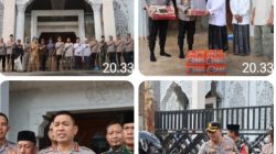 Kapolres Metro Tangerang Kota Pimpin Kegiatan Bhayangkara Jakarta ASRI di Masjid Nurul Haq