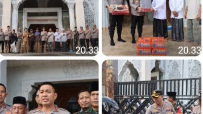 Kapolres Metro Tangerang Kota Pimpin Kegiatan Bhayangkara Jakarta ASRI di Masjid Nurul Haq