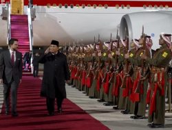 Prabowo Tiba di Yordania, Disambut Jet Tempur F-16 dan Putra Mahkota Kerajaan.