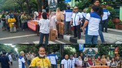 Keluarga BesarbIKABASS Berbagi Takjil dan Cenderamata di Depan SMPN 5 Kota Cirebon
