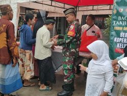 Kodim 0813 Bojonegoro Gelar Baksos dan Bazar Murah di KDKMP Pungpungan, Warga Antusias Sambut Ramadan 1447 H