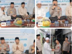 Silaturahmi Ramadan, Kapolres Tangerang Kota dan PCNU Sepakat Jaga Kota dari Tawuran dan Narkoba