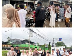 Kapolsek Banjarsari Kolaborasi dengan SPPG Lebak Banjarsari Keusik Bagikan Takjil di Depan Mapolsek