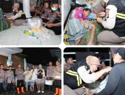 Wujud Kepedulian Polri, Baktikes Polres Metro Jakbar Bantu Warga Terdampak Banjir