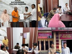 Polres Sabang Selesaikan Kasus Penggelapan Melalui Restorative Justice, Kedua Pihak Sepakat Berdamai