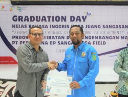 Wisuda 80 Pelajar, Program Kelas Bahasa Inggris PEP Sangasanga Field Siap Berlanjut ke Batch 2