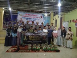 Siswa Setukpa Angkatan 55 Resimen Desaka Dhira pradhipa melaksanakan kegiatan bakti sosial