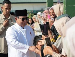 Prabowo Pilih Lebaran Di Aceh Sekaligus Cek Pemulihan Pasca Bencana.